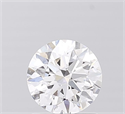 Lab Grown Diamond 1.08 Carats, Round with Ideal Cut, D Color, VVS1 Clarity and Certified by IGI