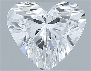 Foto Diamante Natural 0.35 quilates, Corazón , Color D, claridad VVS2 y certificado GIA de
