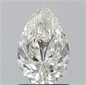 Natural Diamond 1.20 Carats, Pear with  Cut, I Color, SI2 Clarity and Certified by GIA