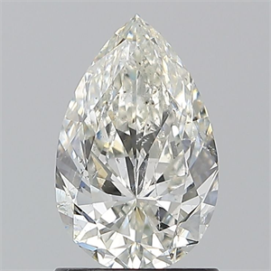 Picture of Natural Diamond 1.20 Carats, Pear with  Cut, I Color, SI2 Clarity and Certified by GIA
