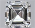 Natural Diamond 1.01 Carats, Asscher with  Cut, F Color, VS1 Clarity and Certified by GIA