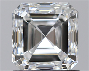 Picture of Natural Diamond 1.01 Carats, Asscher with  Cut, F Color, VS1 Clarity and Certified by GIA