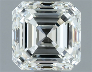 Picture of Natural Diamond 1.60 Carats, Asscher with  Cut, H Color, IF Clarity and Certified by IGI