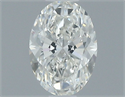 Natural Diamond 0.46 Carats, Oval with  Cut, H Color, VS2 Clarity and Certified by GIA