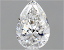 Diamante Natural 0.50 quilates, De pera , Color E, claridad VVS1 y certificado GIA