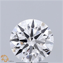 Lab Grown Diamond 1.55 Carats, Round with Ideal Cut, E Color, VVS2 Clarity and Certified by IGI