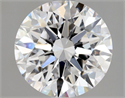 Natural Diamond 2.22 Carats, Round with Excellent Cut, D Color, VS1 Clarity and Certified by GIA