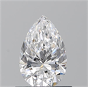 Natural Diamond 0.70 Carats, Pear with  Cut, E Color, SI1 Clarity and Certified by GIA