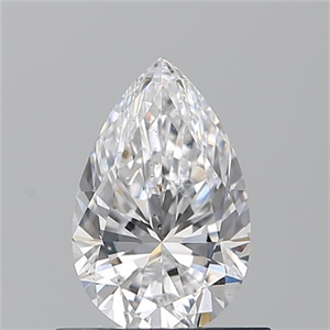 Picture of Natural Diamond 0.70 Carats, Pear with  Cut, E Color, SI1 Clarity and Certified by GIA