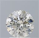 Natural Diamond 1.53 Carats, Round with Excellent Cut, K Color, SI2 Clarity and Certified by GIA