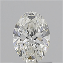 Diamante Natural 0.75 quilates, Ovalado , Color G, claridad VVS1 y certificado GIA