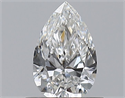 Natural Diamond 0.50 Carats, Pear with  Cut, F Color, SI1 Clarity and Certified by GIA