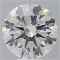 Lab Grown Diamond 6.55 Carats, Round with Excellent Cut, E Color, VVS2 Clarity and Certified by IGI
