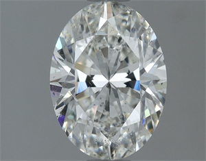 Picture of Natural Diamond 1.40 Carats, Oval with  Cut, H Color, SI2 Clarity and Certified by GIA