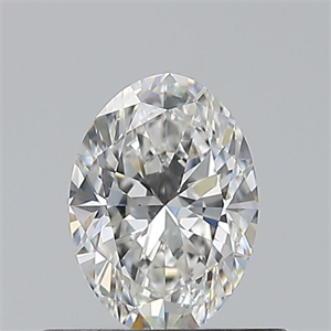 Foto Diamante Natural 0.50 quilates, Ovalado , Color G, claridad VS2 y certificado GIA de