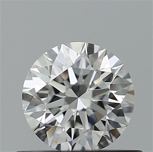 Picture of Natural Diamond 0.41 Carats, Round with Excellent Cut, E Color, VVS2 Clarity and Certified by GIA