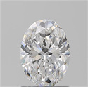 Diamante Natural 1.20 quilates, Ovalado , Color D, claridad SI1 y certificado GIA