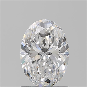 Foto Diamante Natural 1.20 quilates, Ovalado , Color D, claridad SI1 y certificado GIA de