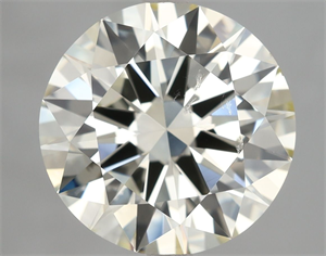 Picture of Natural Diamond 3.50 Carats, Round with Excellent Cut, L Color, VS1 Clarity and Certified by IGI