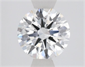 Lab Grown Diamond 1.08 Carats, Round with Ideal Cut, E Color, VVS2 Clarity and Certified by IGI