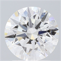 Del inventario de diamantes de laboratorio, 2.04 quilates, Redondo , Color E, claridad VVS2 y certificado IGI