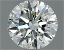 Natural Diamond 0.70 Carats, Round with Excellent Cut, K Color, VVS1 Clarity and Certified by IGI