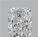 Natural Diamond 1.01 Carats, Radiant with  Cut, G Color, VS2 Clarity and Certified by GIA