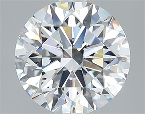 Picture of Natural Diamond 2.50 Carats, Round with Excellent Cut, D Color, VS2 Clarity and Certified by GIA