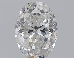 Picture of Natural Diamond 1.50 Carats, Oval with  Cut, G Color, SI2 Clarity and Certified by GIA