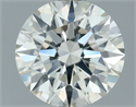 Natural Diamond 0.72 Carats, Round with Excellent Cut, I Color, SI1 Clarity and Certified by IGI