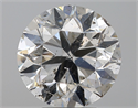 Natural Diamond 4.50 Carats, Round with Very Good Cut, G Color, SI2 Clarity and Certified by IGI