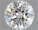 Diamante Natural 0.50 quilates, Redondo , Color I, claridad VVS1 y certificado GIA