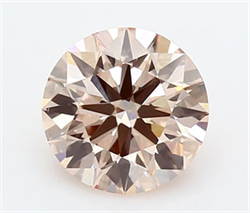 Picture of Lab Grown Diamond 1.92 Carats, Round with Ideal Cut, Fancy Intense Pink Color, VS1 Clarity and Certified by IGI