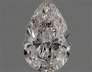 Picture of Natural Diamond 0.85 Carats, Pear with  Cut, G Color, IF Clarity and Certified by GIA