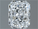 Natural Diamond 0.80 Carats, Radiant with  Cut, D Color, VS1 Clarity and Certified by GIA