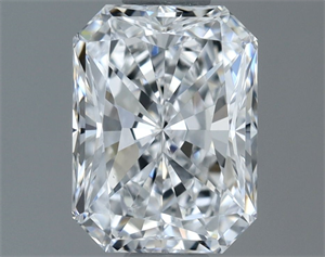 Picture of Natural Diamond 0.80 Carats, Radiant with  Cut, D Color, VS1 Clarity and Certified by GIA