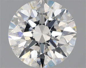 Picture of Natural Diamond 1.01 Carats, Round with Excellent Cut, H Color, SI2 Clarity and Certified by GIA