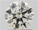 Natural Diamond 1.07 Carats, Round with Excellent Cut, J Color, VS1 Clarity and Certified by IGI