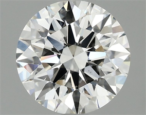 Picture of Lab Grown Diamond 1.46 Carats, Round with Ideal Cut, F Color, VS2 Clarity and Certified by IGI