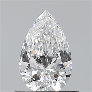 Foto Diamante Natural 0.56 quilates, De pera , Color D, claridad VVS2 y certificado GIA de