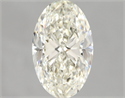 Diamante Natural 1.30 quilates, Ovalado , Color J, claridad VVS2 y certificado IGI