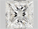 Natural Diamond 0.61 Carats, Princess with  Cut, E Color, VS1 Clarity and Certified by GIA
