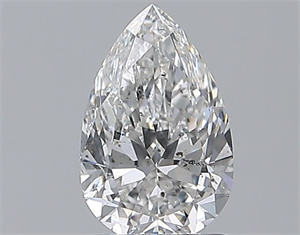 Picture of Natural Diamond 1.25 Carats, Pear with  Cut, E Color, SI2 Clarity and Certified by GIA