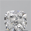 Natural Diamond 0.71 Carats, Cushion with  Cut, D Color, SI1 Clarity and Certified by GIA