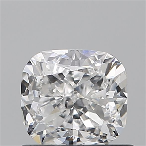 Picture of Natural Diamond 0.71 Carats, Cushion with  Cut, D Color, SI1 Clarity and Certified by GIA