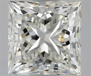 Foto Diamante Natural 2.50 quilates, Princesa , Color J, claridad VS2 y certificado GIA de