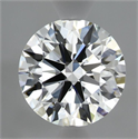 Lab Grown Diamond 2.23 Carats, Round with Ideal Cut, G Color, VS1 Clarity and Certified by IGI