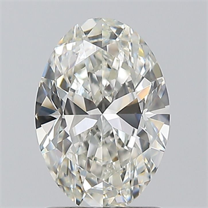 Picture of Natural Diamond 1.30 Carats, Oval with  Cut, I Color, VS1 Clarity and Certified by GIA