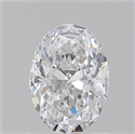 Natural Diamond 1.01 Carats, Oval with  Cut, D Color, VS1 Clarity and Certified by GIA