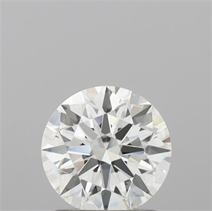 Picture of Lab Grown Diamond 1.08 Carats, Round with Ideal Cut, G Color, IF Clarity and Certified by IGI